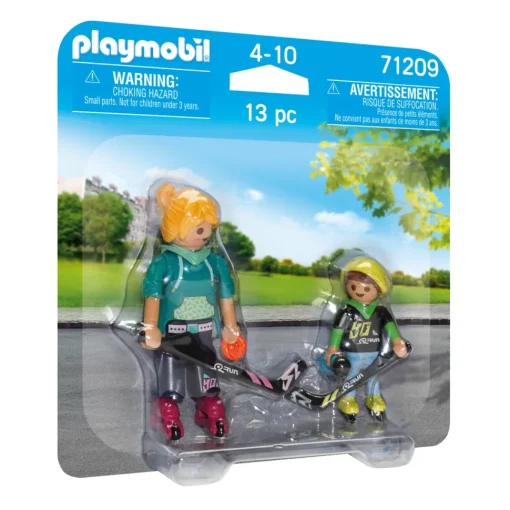 Playmobil Duo Pack Figuras Hockey Sobre Patines * Muñecos Articulados