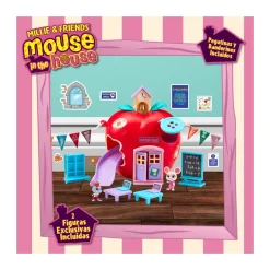 BANDAI El Cole ''Red Apple'' Mouse In The House * Munecas Y Peluches