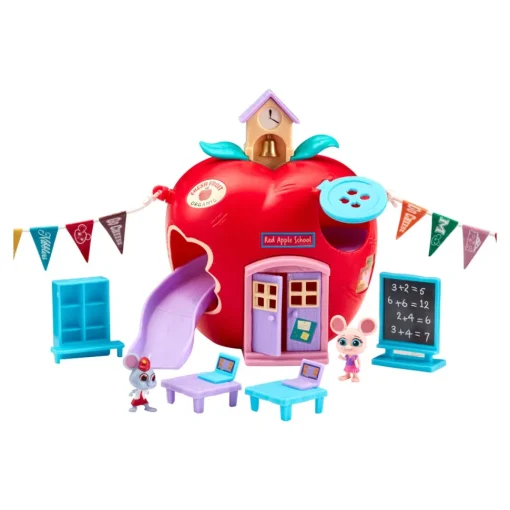 BANDAI El Cole ''Red Apple'' Mouse In The House * Munecas Y Peluches