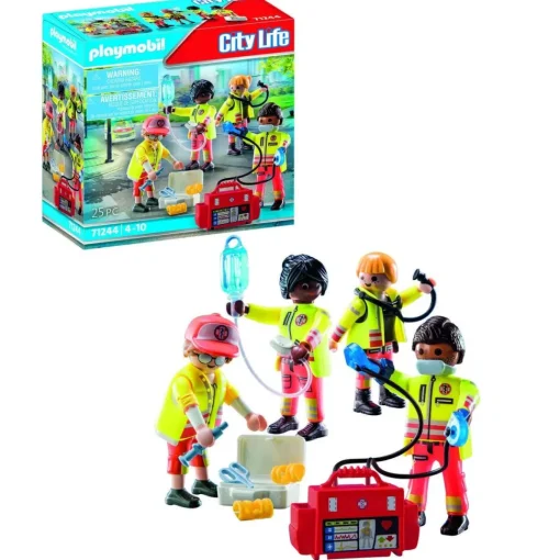 Playmobil Equipo De Rescate City Life* Muñecos Articulados