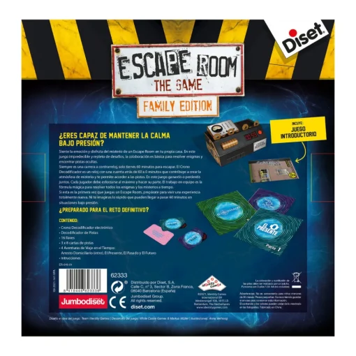 Diset Escape Room The Game Family Edition Viaje En El Tiempo* Juegos De Mesa