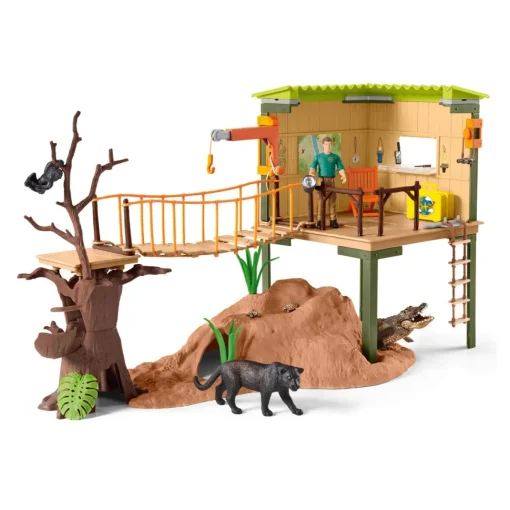 Schleich Estacion De Aventuras Wild Life Figuras * Muñecos Articulados