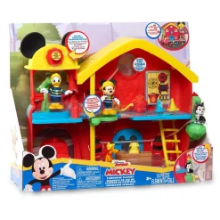 Famosa Estacion De Bomberos De Juguete Con Mickey Mouse, El Pato Donald, Figaro Y Pluto Disney * Preescolar