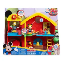 Famosa Estacion De Bomberos De Juguete Con Mickey Mouse, El Pato Donald, Figaro Y Pluto Disney * Preescolar