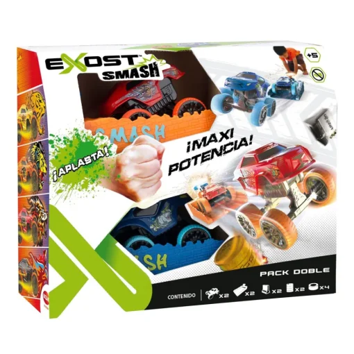 Bizak Exost Smash N Go Pack Doble* Coches, Circuitos Y Radiocontrol