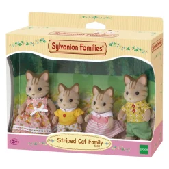 Sylvanian Families Familia Gatos Rayas * Munecas Y Peluches