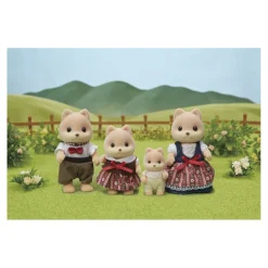 Sylvanian Families Familia Perro Caramelo * Munecas Y Peluches