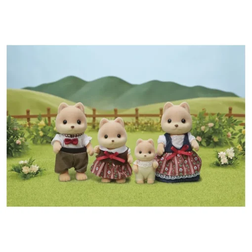Sylvanian Families Familia Perro Caramelo * Munecas Y Peluches