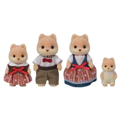 Sylvanian Families Familia Perro Caramelo * Munecas Y Peluches
