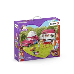 Schleich Figura Aventura Coche Y Remolque Caballos * Muñecos Articulados
