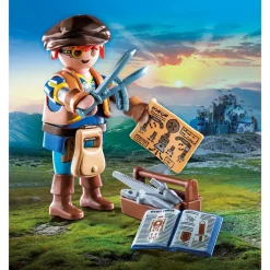 Playmobil Figura Dario Con Herramientas Novelmore* Muñecos Articulados