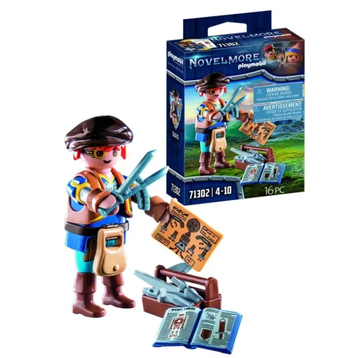 Playmobil Figura Dario Con Herramientas Novelmore* Muñecos Articulados