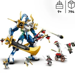 LEGO Figura De Accion Para Construir Meca Titan De Jay Batalla Ninja Ninjago* Puzzles Y Construcciones