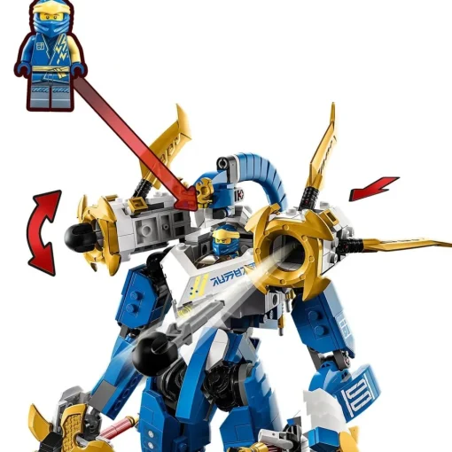 LEGO Figura De Accion Para Construir Meca Titan De Jay Batalla Ninja Ninjago* Puzzles Y Construcciones