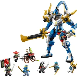 LEGO Figura De Accion Para Construir Meca Titan De Jay Batalla Ninja Ninjago* Puzzles Y Construcciones