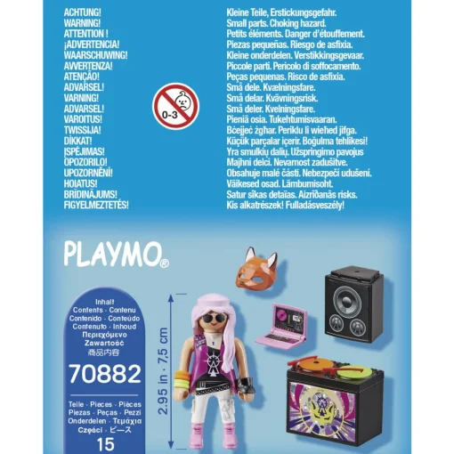 Playmobil Figura Dj Con Mesa De Mezclas Special Plus* Muñecos Articulados