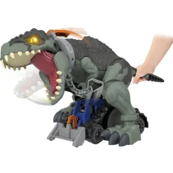 Imaginext Figura Grande De Juguete Articulada Con Luces Dinosaurio Uncaged Jurassic World* Preescolar
