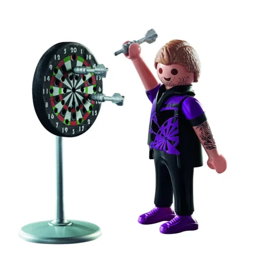 Playmobil Figura Jugador De Dardos Con Accesorios Special Plus* Muñecos Articulados