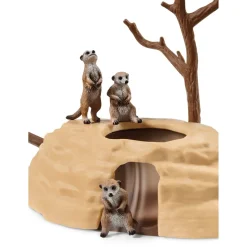 Schleich Figura Monticulo De Suricatas * Muñecos Articulados