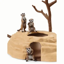 Schleich Figura Monticulo De Suricatas * Muñecos Articulados