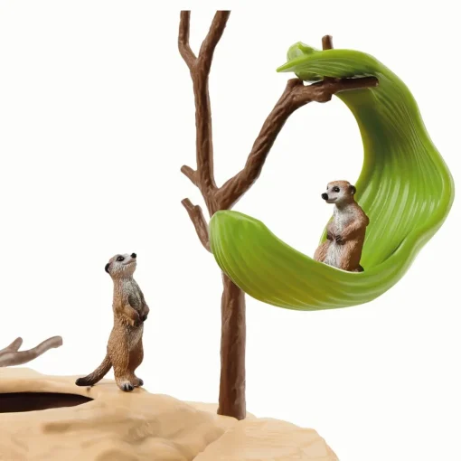 Schleich Figura Monticulo De Suricatas * Muñecos Articulados