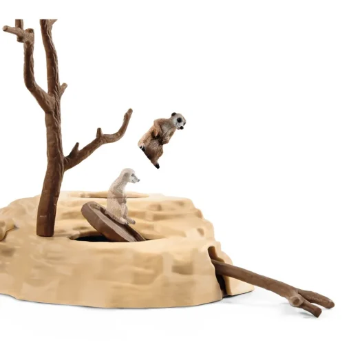 Schleich Figura Monticulo De Suricatas * Muñecos Articulados