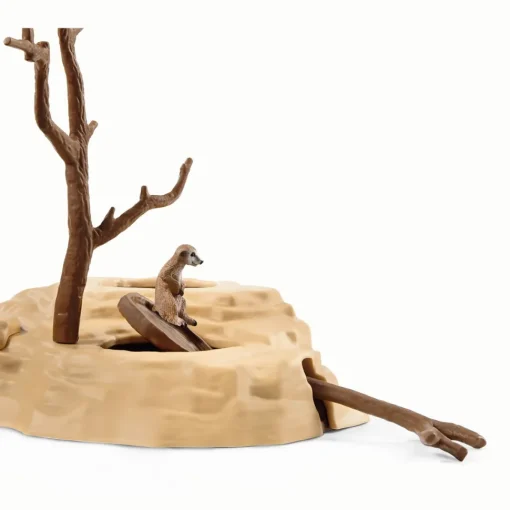 Schleich Figura Monticulo De Suricatas * Muñecos Articulados