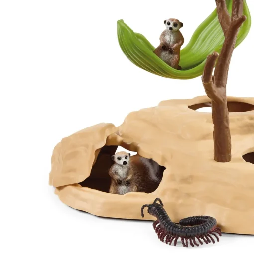Schleich Figura Monticulo De Suricatas * Muñecos Articulados