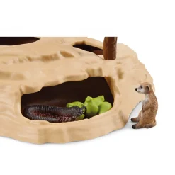 Schleich Figura Monticulo De Suricatas * Muñecos Articulados
