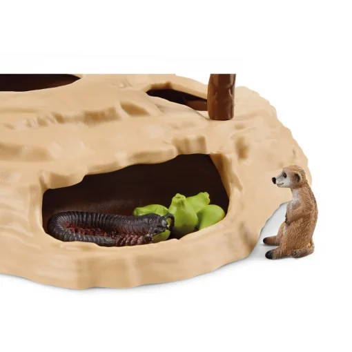Schleich Figura Monticulo De Suricatas * Muñecos Articulados