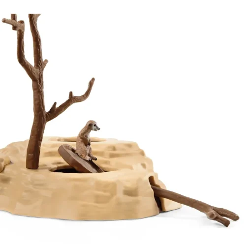 Schleich Figura Monticulo De Suricatas * Muñecos Articulados
