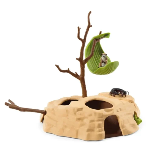 Schleich Figura Monticulo De Suricatas * Muñecos Articulados