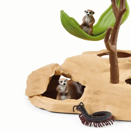 Schleich Figura Monticulo De Suricatas * Muñecos Articulados