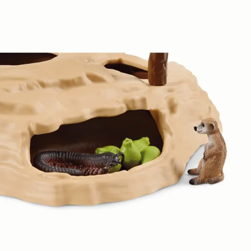 Schleich Figura Monticulo De Suricatas * Muñecos Articulados