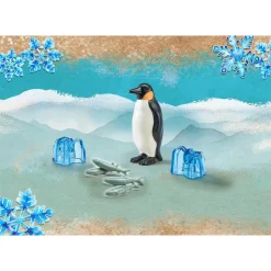 Playmobil Figura Pinguino Emperador Animales Wiltopia* Muñecos Articulados