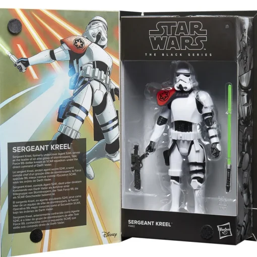HASBRO FAN Figura Sargento Kreel Black Series Star Wars * Muñecos Articulados