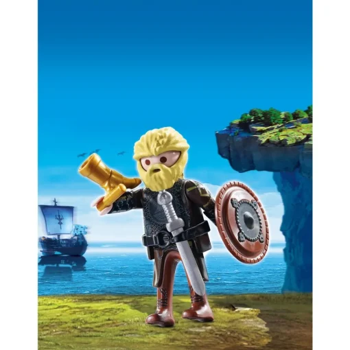 Playmobil Figura Vikingo Con Espada Y Escudo Playmo-Friends* Muñecos Articulados
