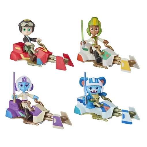 Hasbro Figuras De Accion Surtidas Con Moto Speeder Young Jedi Star Wars * Preescolar
