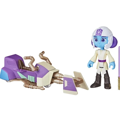 Hasbro Figuras De Accion Surtidas Con Moto Speeder Young Jedi Star Wars * Preescolar