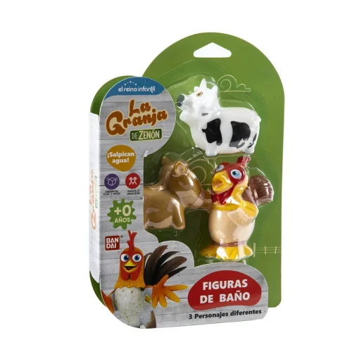 BANDAI Figuras De Bano La Granja De Zenon* Preescolar