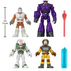 Imaginext Figuras De Juguete Multipack Buzz Viajero Del Tiempo Lightyear Mattel* Preescolar