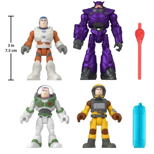 Imaginext Figuras De Juguete Multipack Buzz Viajero Del Tiempo Lightyear Mattel* Preescolar