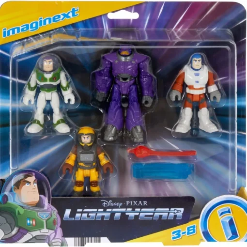Imaginext Figuras De Juguete Multipack Buzz Viajero Del Tiempo Lightyear Mattel* Preescolar
