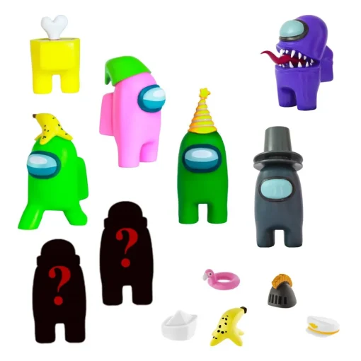 Bizak Figuras Surtido Pack 8 En Caja Deluxe Serie 2 Among Us * Muñecos Articulados