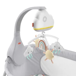 Fisher-Price Movil Lluvia De Arcoiris Para Cuna, Juguete Para Cuna Con Sonidos Relajantes Y Luces Para Bebe Recien Nacido* Preescolar