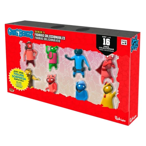 Bizak Gang Beasts - Pack 8 En Caja Deluxe* Muñecos Articulados