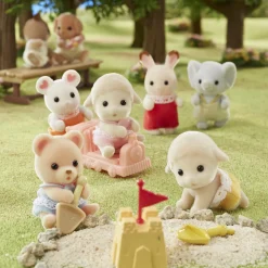 Sylvanian Families Gemelos Oveja* Munecas Y Peluches