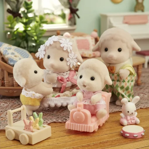 Sylvanian Families Gemelos Oveja* Munecas Y Peluches