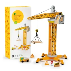 El Corte Inglés Grua Madera Sostenible Con Accesorios Engini El Corte Ingles* Preescolar