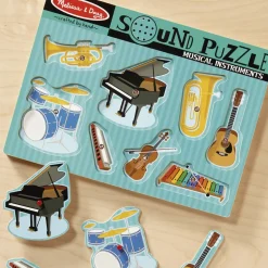 Melissa & Doug Instrumentos Musicales Sound Puzzle * Preescolar
